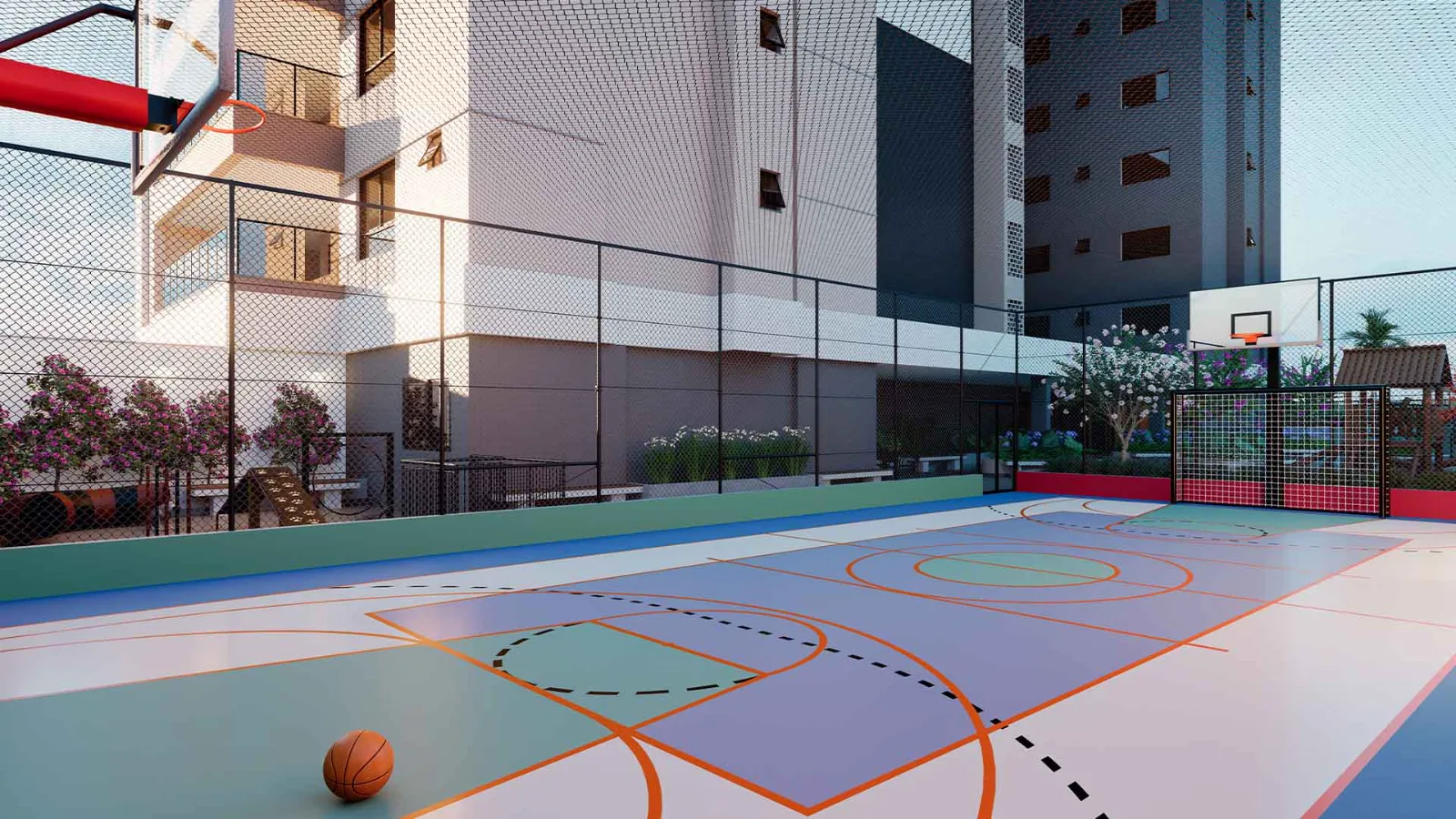 Quadra recreativa 