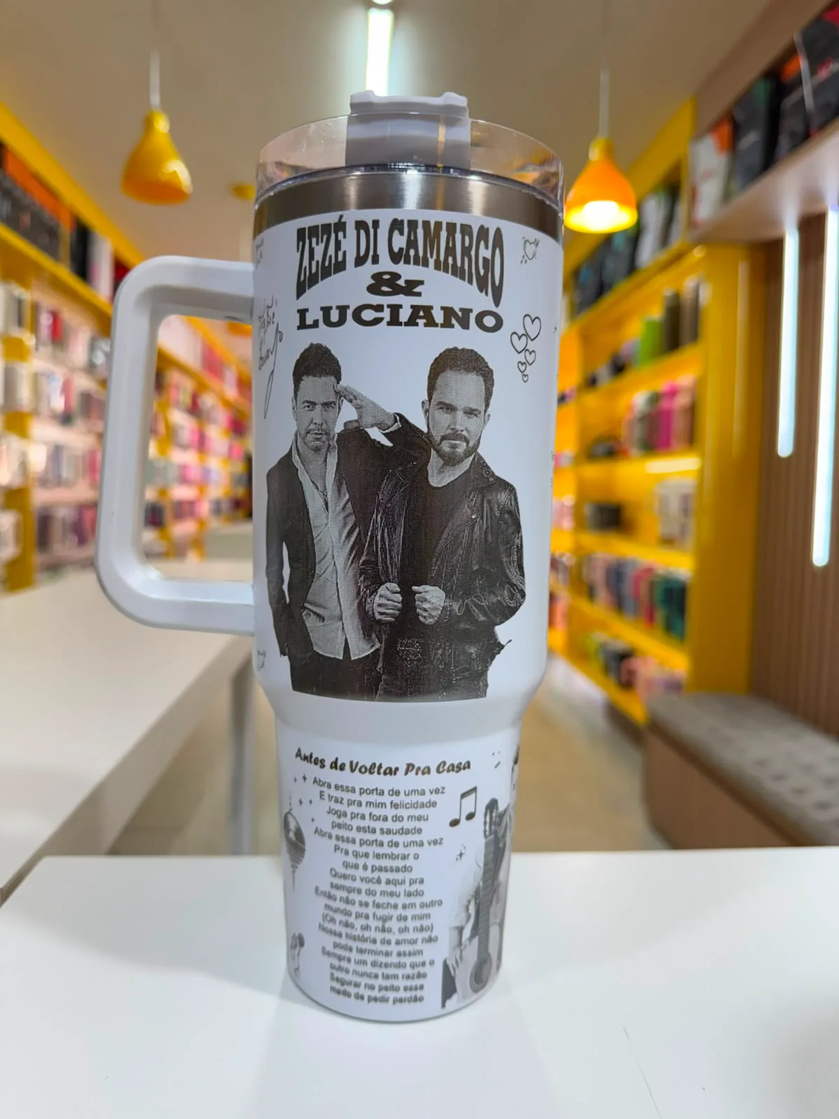 Copo Personalizado a Laser do Zezé de Camargo & Luciano