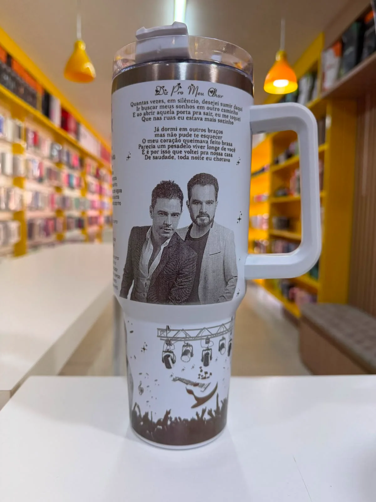 Copo Personalizado a Laser do Zezé de Camargo & Luciano
