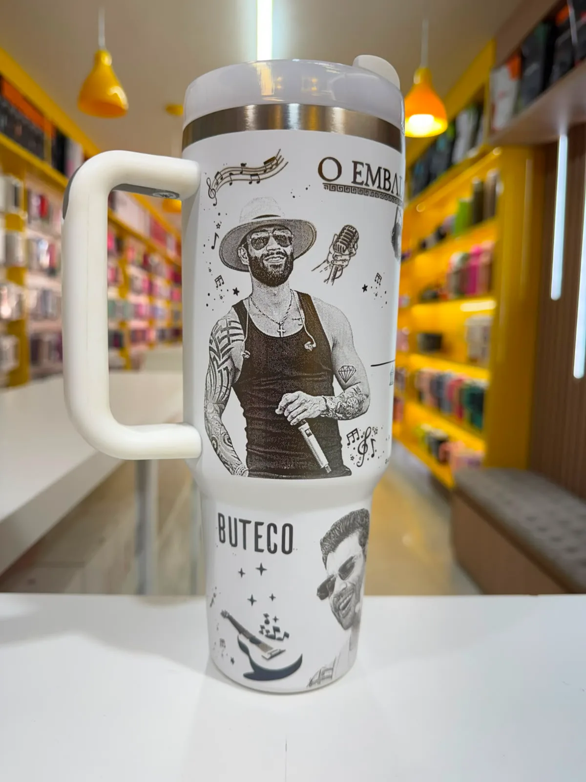 Copos Térmico 1200 ML Zezé De Camargo E Luciano - Gravado A Laser